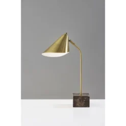 Hawthorne Desk Lamp Antique Brass - Adesso