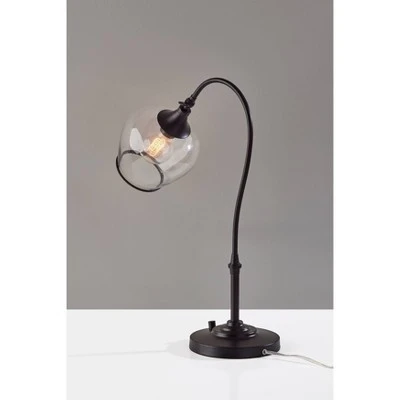 Bradford Desk Lamp (Includes Light Bulb) Dark Bronze - Adesso 7 Bradford Desk Lamp (Includes Light Bulb) Dark Bronze - Adesso - Image 7