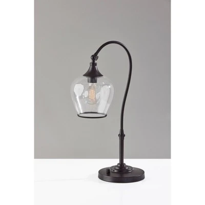 Bradford Desk Lamp (Includes Light Bulb) Dark Bronze - Adesso 8 Bradford Desk Lamp (Includes Light Bulb) Dark Bronze - Adesso - Image 8