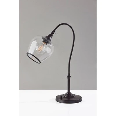 Bradford Desk Lamp (Includes Light Bulb) Dark Bronze - Adesso 9 Bradford Desk Lamp (Includes Light Bulb) Dark Bronze - Adesso - Image 9