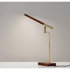 LED Barrett Desk Lamp Walnut/Brass (Includes LED Light Bulb) - Adesso 10 LED Barrett Desk Lamp Walnut/Brass (Includes LED Light Bulb) - Adesso -Deals A Radiant Den Store unnamed file 1669