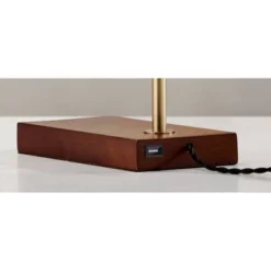 LED Barrett Desk Lamp Walnut/Brass (Includes LED Light Bulb) - Adesso 11 LED Barrett Desk Lamp Walnut/Brass (Includes LED Light Bulb) - Adesso -Deals A Radiant Den Store unnamed file 1670