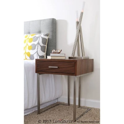 26" Icicle Desk Lamp Brushed Nickel - LumiSource 2 26" Icicle Desk Lamp Brushed Nickel - LumiSource - Image 2