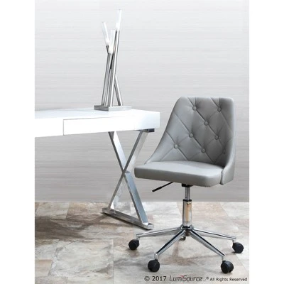 26" Icicle Desk Lamp Brushed Nickel - LumiSource 5 26" Icicle Desk Lamp Brushed Nickel - LumiSource - Image 5