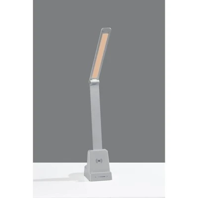 Cody LED Wireless Charging Desk Lamp with Smart Switch (Includes LED Light Bulb) Matte White - Adesso 6 Cody LED Wireless Charging Desk Lamp with Smart Switch (Includes LED Light Bulb) Matte White - Adesso - Image 6
