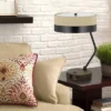 20" Parson Metal/Wood Desk Lamp Dark Bronze - Cal Lighting