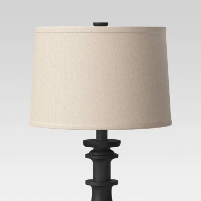 Table Lamp Black (Includes LED Light Bulb) - Threshold™ 3 Table Lamp Black (Includes LED Light Bulb) - Threshold™ - Image 3