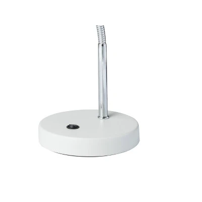 Gooseneck Track LED Table Lamp - Ore International White 2 Gooseneck Track LED Table Lamp - Ore International White - Image 2