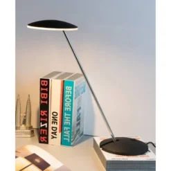 14.5" Modern Metal Pendulum Table/Desk/Study Lamp (Includes LED Light Bulb) Black/Silver - Ore International -Deals A Radiant Den Store unnamed file 1735