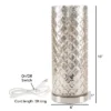The Etagere Table lamp Light Silver (Includes LED Light Bulb) - Lavish Home
