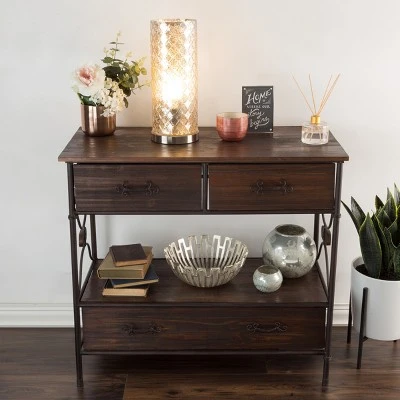 The Etagere Table lamp Light Silver (Includes LED Light Bulb) - Lavish Home 5 The Etagere Table lamp Light Silver (Includes LED Light Bulb) - Lavish Home - Image 5