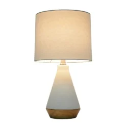 Modern Tapered Ceramic Table Lamp White - Project 62™