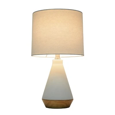 Modern Tapered Ceramic Table Lamp White - Project 62™ 1 Modern Tapered Ceramic Table Lamp White - Project 62™