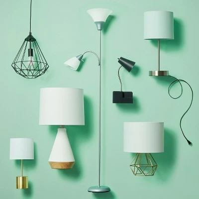 Modern Tapered Ceramic Table Lamp White - Project 62™ 2 Modern Tapered Ceramic Table Lamp White - Project 62™ - Image 2