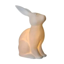 Porcelain Bunny Rabbit Shaped Animal Light Table Lamp White - Simple Designs -Deals A Radiant Den Store unnamed file 1793
