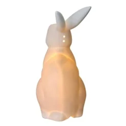 Porcelain Bunny Rabbit Shaped Animal Light Table Lamp White - Simple Designs -Deals A Radiant Den Store unnamed file 1796