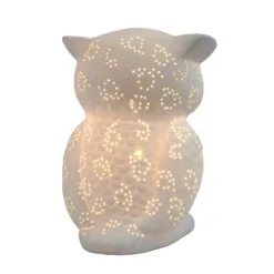 Porcelain Wise Owl Shaped Animal Light Table Lamp - Simple Designs -Deals A Radiant Den Store unnamed file 1800