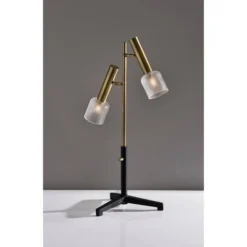 Melvin LED Table Lamp Antique Brass (Includes LED Light Bulb) Black - Adesso -Deals A Radiant Den Store unnamed file 1805