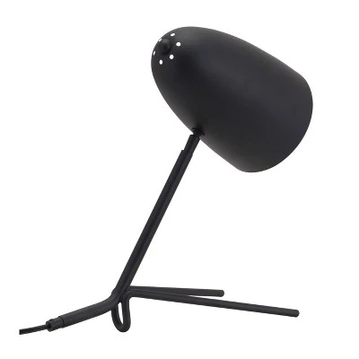 15" Modern Table Lamp (Includes Light Bulb) Matte Black - ZM Home 2 15" Modern Table Lamp (Includes Light Bulb) Matte Black - ZM Home - Image 2