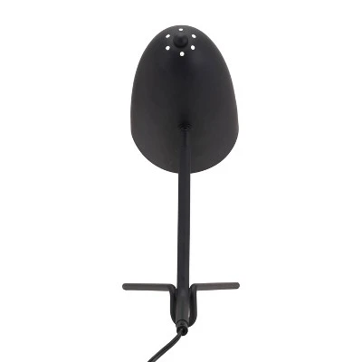 15" Modern Table Lamp (Includes Light Bulb) Matte Black - ZM Home 3 15" Modern Table Lamp (Includes Light Bulb) Matte Black - ZM Home - Image 3