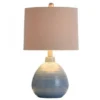Ceramic Table Lamp Blue - StyleCraft