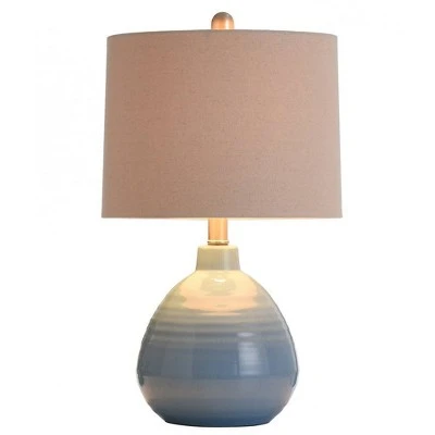 Ceramic Table Lamp Blue - StyleCraft 1 Ceramic Table Lamp Blue - StyleCraft