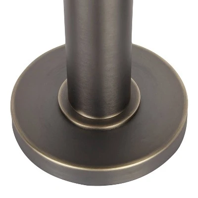 Trophy Industrial Table Lamp - Gun Metal with Black Linen Shade (Includes LED Light Bulb) - LumiSource 3 Trophy Industrial Table Lamp - Gun Metal with Black Linen Shade (Includes LED Light Bulb) - LumiSource - Image 3