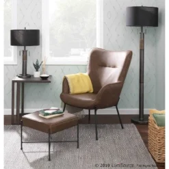 Trophy Industrial Table Lamp - Gun Metal with Black Linen Shade (Includes LED Light Bulb) - LumiSource 16 Trophy Industrial Table Lamp - Gun Metal with Black Linen Shade (Includes LED Light Bulb) - LumiSource -Deals A Radiant Den Store unnamed file 1933