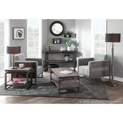 Trophy Industrial Table Lamp - Gun Metal with Black Linen Shade (Includes LED Light Bulb) - LumiSource 8 Trophy Industrial Table Lamp - Gun Metal with Black Linen Shade (Includes LED Light Bulb) - LumiSource - Image 8