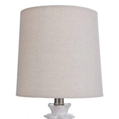 Ceramic Table Lamp White - StyleCraft 4 Ceramic Table Lamp White - StyleCraft - Image 4