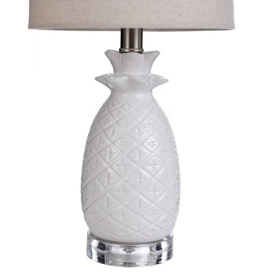 Ceramic Table Lamp White - StyleCraft 5 Ceramic Table Lamp White - StyleCraft - Image 5