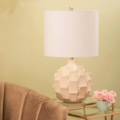 Naxos Ceramic Table Lamp White - StyleCraft 3 Naxos Ceramic Table Lamp White - StyleCraft - Image 3
