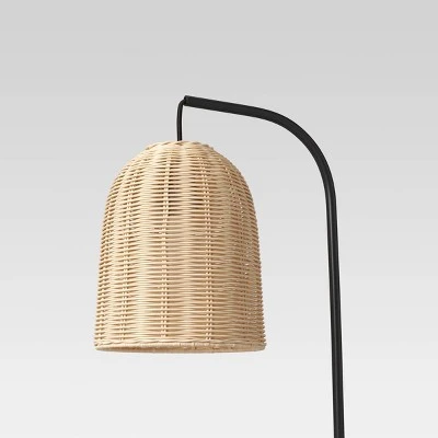Addison Rattan Table Lamp Brown - Threshold™ 3 Addison Rattan Table Lamp Brown - Threshold™ - Image 3