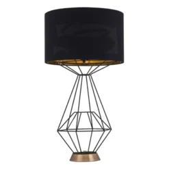 Industrial Table Lamp Black 28" - ZM Home
