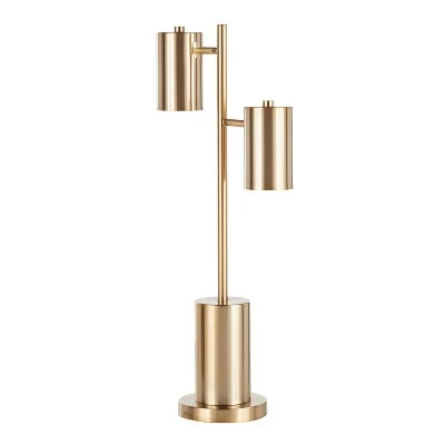 Cannes Contemporary/Glam Table Lamp with Metal Shade White (Includes LED Light Bulb) - LumiSource 3 Cannes Contemporary/Glam Table Lamp with Metal Shade White (Includes LED Light Bulb) - LumiSource - Image 3