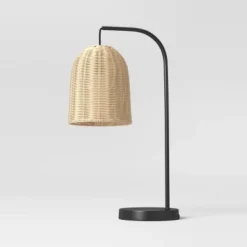 Addison Rattan Table Lamp Brown - Threshold™ 9 Addison Rattan Table Lamp Brown - Threshold™ -Deals A Radiant Den Store unnamed file 206