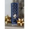Olivia & May 16" Eclectic Cut-Out Lattice Design Ceramic Uplight Lamp - Olivia & May