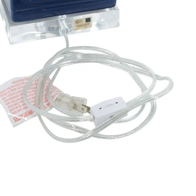 Olivia & May 16" Eclectic Cut-Out Lattice Design Ceramic Uplight Lamp - Olivia & May 3 Olivia & May 16" Eclectic Cut-Out Lattice Design Ceramic Uplight Lamp - Olivia & May - Image 3