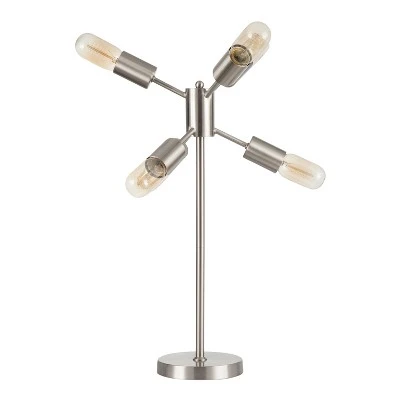 23" Spark Table Lamp Brusshed Stainless Steel - LumiSource 2 23" Spark Table Lamp Brusshed Stainless Steel - LumiSource - Image 2