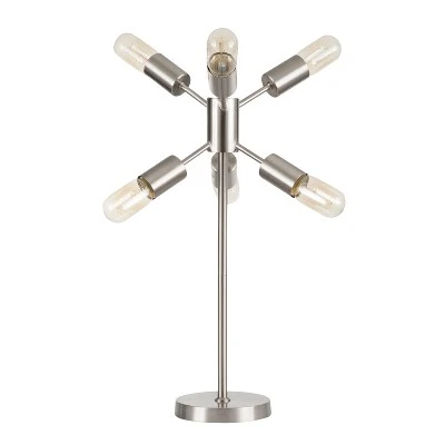 23" Spark Table Lamp Brusshed Stainless Steel - LumiSource 4 23" Spark Table Lamp Brusshed Stainless Steel - LumiSource - Image 4