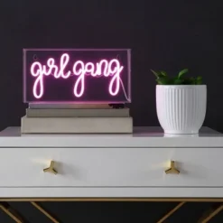 JONATHAN Y 11.88" Girl Gang Contemporary Glam Acrylic Box Pendant (Includes LED Light Bulb) Neon Pink - JONATHAN Y 5 JONATHAN Y 11.88" Girl Gang Contemporary Glam Acrylic Box Pendant (Includes LED Light Bulb) Neon Pink - JONATHAN Y -Deals A Radiant Den Store unnamed file 2143