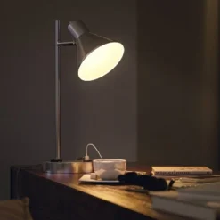 Ash Electrical Plug and USB Table Lamp Brushed Steel - Kenroy Home -Deals A Radiant Den Store unnamed file 2206