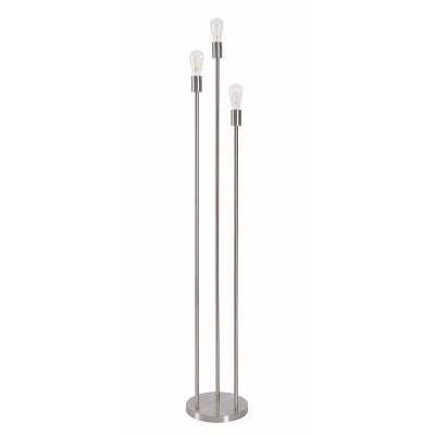 Thornton Torchiere Brushed Steel (Includes LED Light Bulb) - Kenroy Home 2 Thornton Torchiere Brushed Steel (Includes LED Light Bulb) - Kenroy Home - Image 2