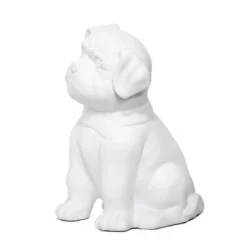 Porcelain Puppy Dog Shaped Table Lamp White - Elegant Designs -Deals A Radiant Den Store unnamed file 2221