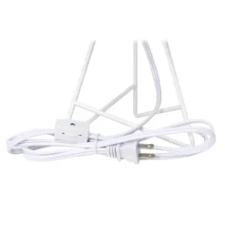 Down To The Wire Table Lamp with Fabric Shade White - Simple Designs -Deals A Radiant Den Store unnamed file 2264