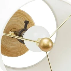 15" The Hive Mini Gilded Silverwood Table Lamp with Shade (Includes CFL Light Bulb) Brushed Gold - Decor Therapy 5 15" The Hive Mini Gilded Silverwood Table Lamp with Shade (Includes CFL Light Bulb) Brushed Gold - Decor Therapy -Deals A Radiant Den Store unnamed file 2268