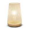 Wired Mesh Uplight Table Lamp White - Simple Designs