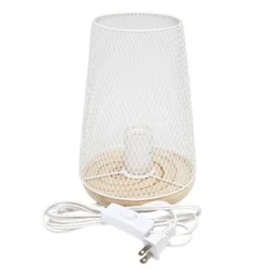 Wired Mesh Uplight Table Lamp White - Simple Designs 13 Wired Mesh Uplight Table Lamp White - Simple Designs -Deals A Radiant Den Store unnamed file 2274