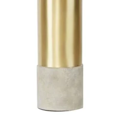 25" Nicole Golden Cylinder Silverwood Table Lamp with Cement Base (Includes CFL Light Bulb) Gold - Decor Therapy 7 25" Nicole Golden Cylinder Silverwood Table Lamp with Cement Base (Includes CFL Light Bulb) Gold - Decor Therapy -Deals A Radiant Den Store unnamed file 2301