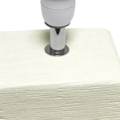 Petite Faux Stone Table Lamp with Fabric Shade - Simple Designs White -Deals A Radiant Den Store unnamed file 2345